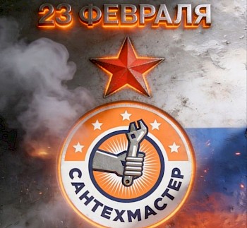 Сантехмастер Групп поздравляет с 23 февраля!