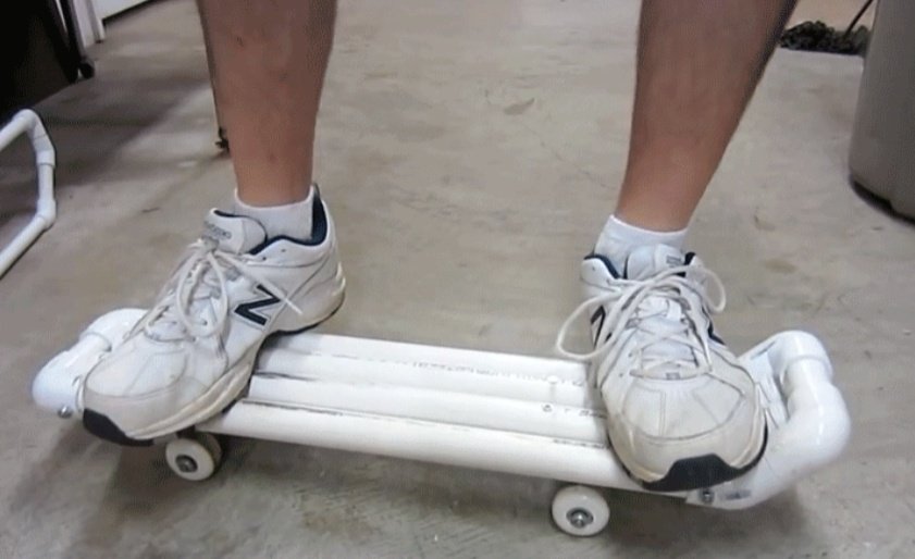 скейтборд из труб