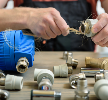 Сантехнический лен и паста для герметизации соединений