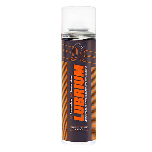 Сантехническая смазка Lubrium, баллон, аэрозоль, 400 мл