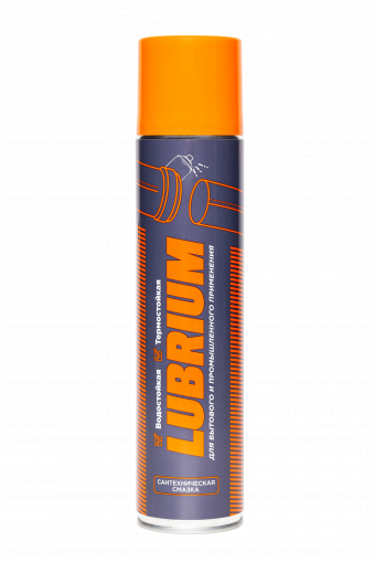 Сантехническая смазка Lubrium, баллон, аэрозоль, 400 мл